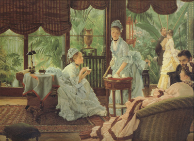 James Tissot In The Conservatory (Rivals) (nn01)